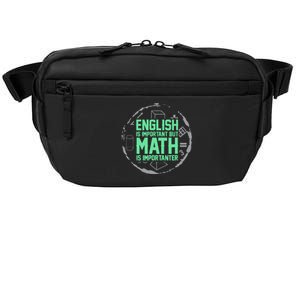 English Is Important But Math Is Importanter Math Lover Crossbody Pack