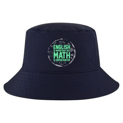 English Is Important But Math Is Importanter Math Lover Cool Comfort Performance Bucket Hat