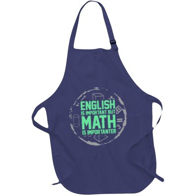English Is Important But Math Is Importanter Math Lover Apron
