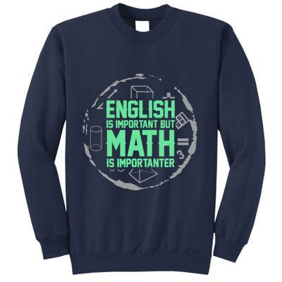 English Is Important But Math Is Importanter Math Lover Sweatshirt