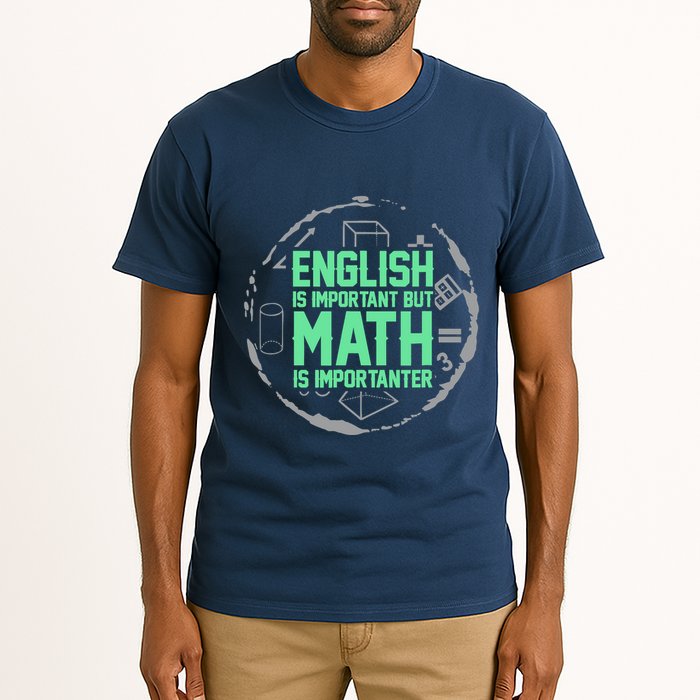 English Is Important But Math Is Importanter Math Lover Tall T-Shirt