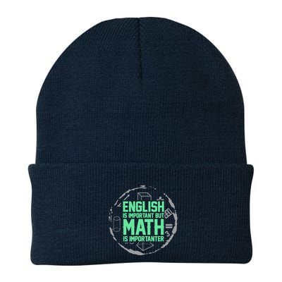English Is Important But Math Is Importanter Math Lover Beanie