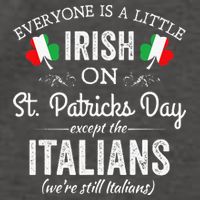 Everyone Is Irish Except Italian On St. Patrick's Day Vector Backpack