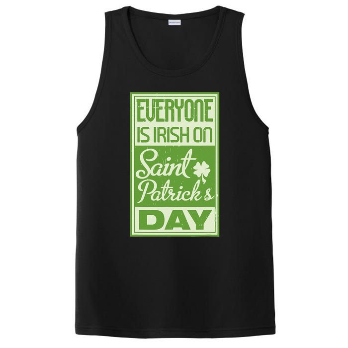 Everyone Is Irish On Saint Patrick's Happy Day PosiCharge Competitor Tank