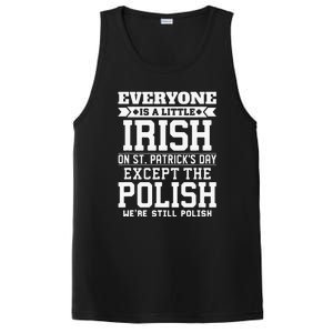 Everyone Is Irish Except Polish On St. Patrick's Day PosiCharge Competitor Tank