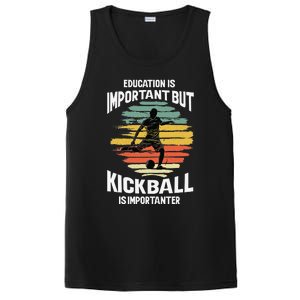 Education Is Important But Kickball Is Importanter Cute PosiCharge Competitor Tank