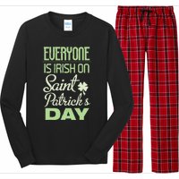 Everyone Is Irish On Saint Patrick's Day Long Sleeve Pajama Set