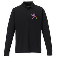 Education Is Important But Cricket Is Importanter Athletes Performance Long Sleeve Polo