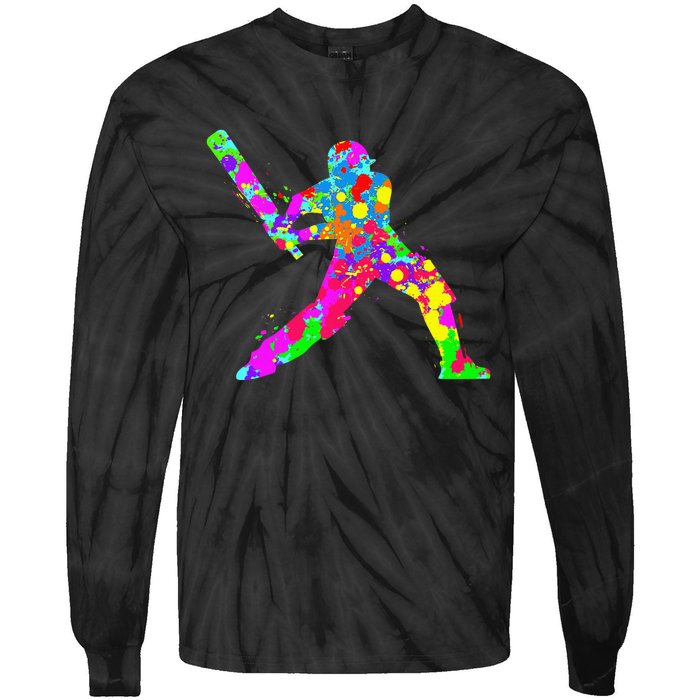 Education Is Important But Cricket Is Importanter Athletes Tie-Dye Long Sleeve Shirt