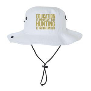 Education Is Important But Hunting Is Importanter Legacy Cool Fit Booney Bucket Hat