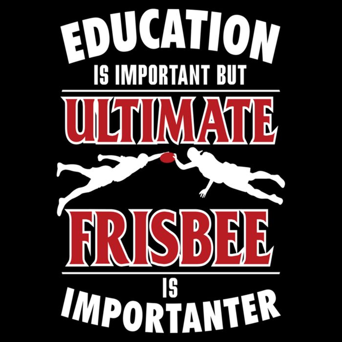 Education Is Important But Ultimate Frisbee Is Importanter Cool Gift Doggie Tank