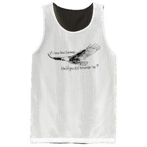 Eagle If I Leave Here Tomorrow Would You Still Remember Me Mesh Reversible Basketball Jersey Tank