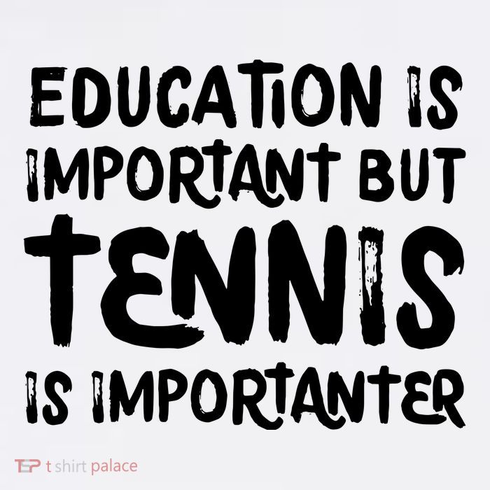 Education Is Important But Tennis Is Importanter Funny Baby Bodysuit