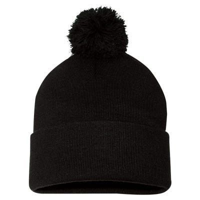 Everything I Love Is Illegal Expensive Or Latina Pom Pom 12in Knit Beanie