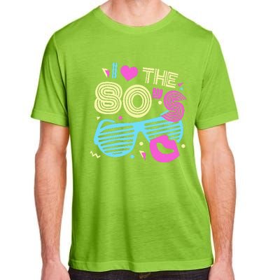 Eighties I Love The 80's 1980's Birthday Women Gift Adult ChromaSoft Performance T-Shirt