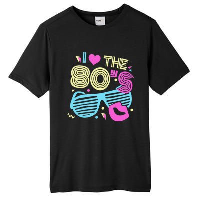 Eighties I Love The 80's 1980's Birthday Women Gift Tall Fusion ChromaSoft Performance T-Shirt