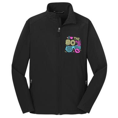 Eighties I Love The 80's 1980's Birthday Women Gift Core Soft Shell Jacket