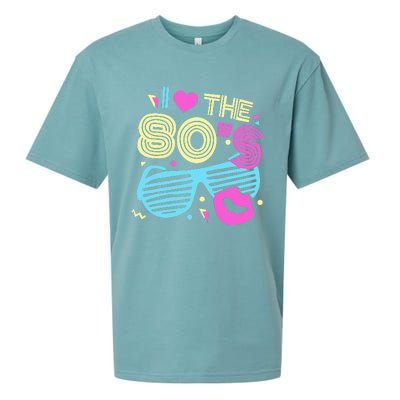 Eighties I Love The 80's 1980's Birthday Women Gift Sueded Cloud Jersey T-Shirt