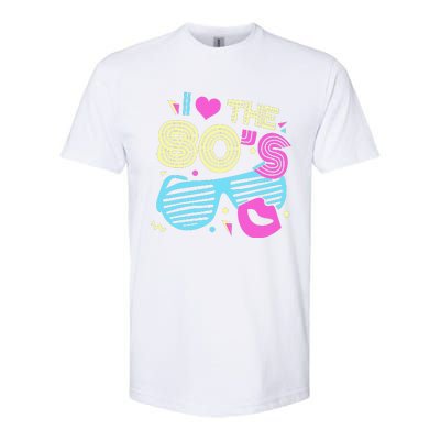 Eighties I Love The 80's 1980's Birthday Women Gift Softstyle® CVC T-Shirt