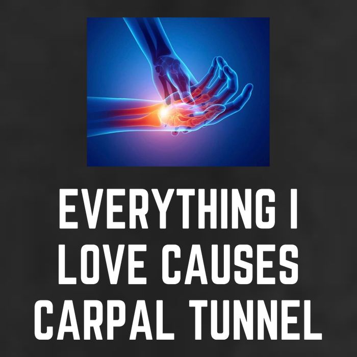 Everything I Love Causes Carpal Tunnel 25L Jumbo Tote