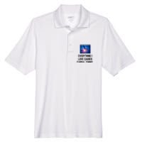 Everything I Love Causes Carpal Tunnel Men's Origin Performance Pique Polo