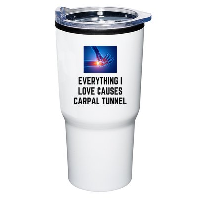 Everything I Love Causes Carpal Tunnel Tumbler