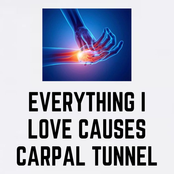 Everything I Love Causes Carpal Tunnel Youth Performance Sprint T-Shirt