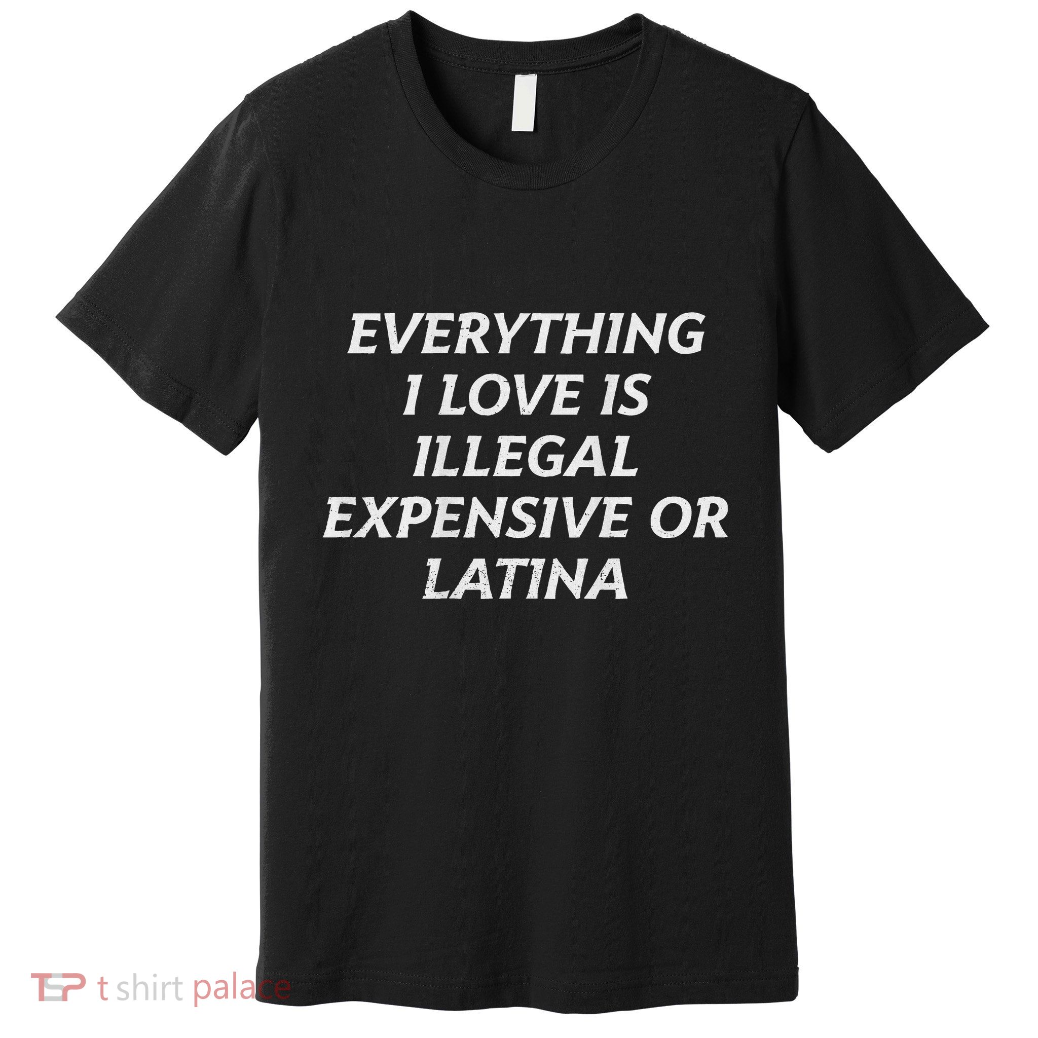 Everything I Love Is Illegal Expensive Or Latina Premium T-Shirt