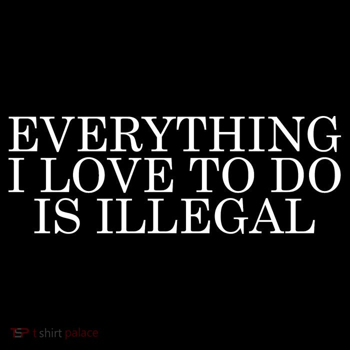 Everything I Love To Do Is Illegal Wool Snapback Cap