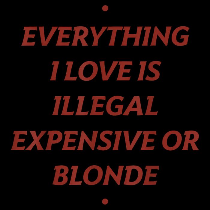 Everything I Love Is Illegal Expensive Or Blonde Tall Hoodie