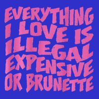 Everything I Love Is Illegal Expensive Or Brunette Infant Baby Jersey Bodysuit