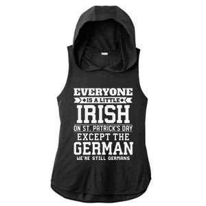 Everyone Is Little Irish On St Patricks Day German Ladies PosiCharge Tri-Blend Wicking Draft Hoodie Tank