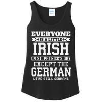 Everyone Is Little Irish On St Patricks Day German Ladies Essential Tank