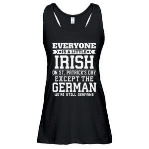 Everyone Is Little Irish On St Patricks Day German Ladies Essential Flowy Tank