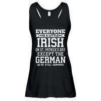 Everyone Is Little Irish On St Patricks Day German Ladies Essential Flowy Tank