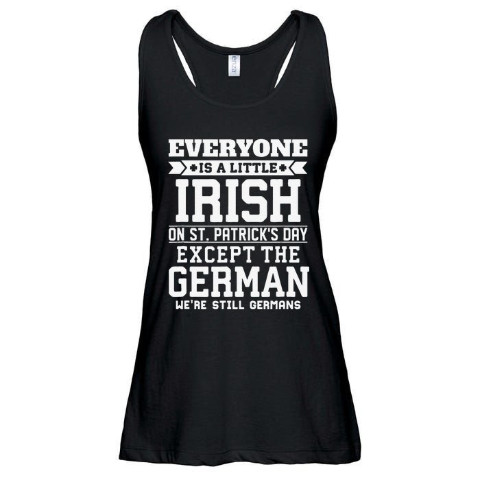 Everyone Is Little Irish On St Patricks Day German Ladies Essential Flowy Tank