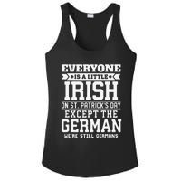 Everyone Is Little Irish On St Patricks Day German Ladies PosiCharge Competitor Racerback Tank