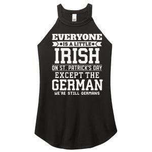 Everyone Is Little Irish On St Patricks Day German Women's Perfect Tri Rocker Tank