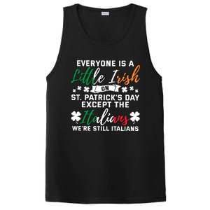 Everyone Is Little Irish On Patrick Day Except Italians PosiCharge Competitor Tank