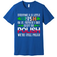 Everyone Is Little Irish On St Patrick's Day Except Polish Gift Premium T-Shirt