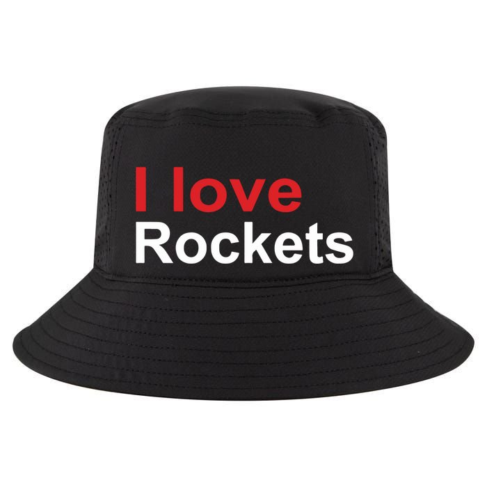 Elon I Love Rockets Cool Comfort Performance Bucket Hat