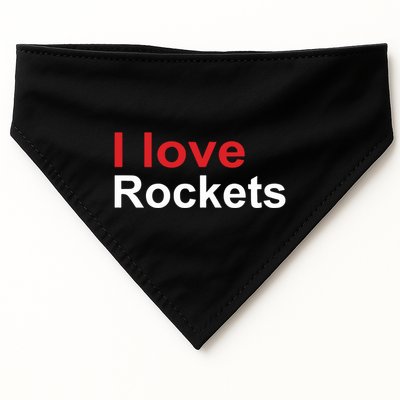 Elon I Love Rockets USA-Made Doggie Bandana