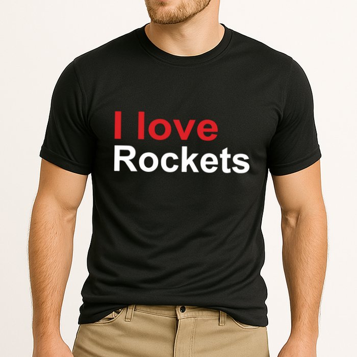 Elon I Love Rockets Cooling Performance Crew T-Shirt