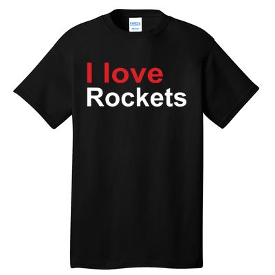 Elon I Love Rockets Tall T-Shirt