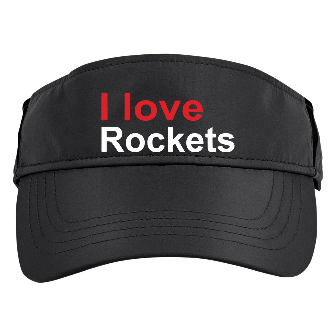 Elon I Love Rockets Adult Drive Performance Visor
