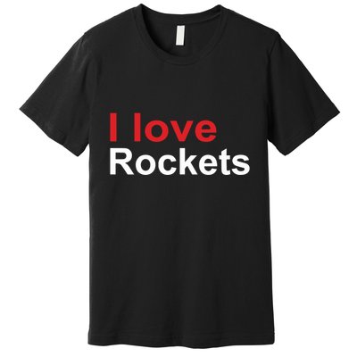 Elon I Love Rockets Premium T-Shirt