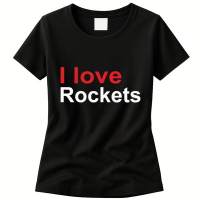 Elon I Love Rockets Womens T-Shirt
