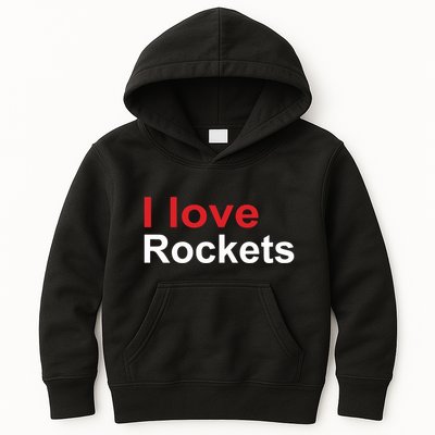 Elon I Love Rockets Kids Hoodie