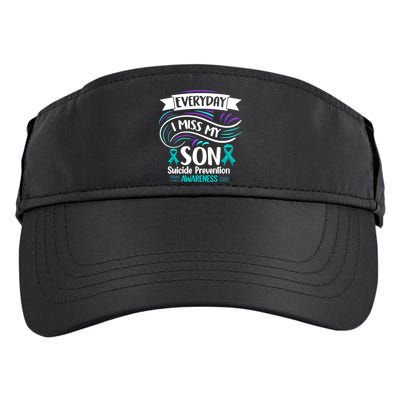 Everyday I Miss My Son Suicide Prevention Adult Drive Performance Visor