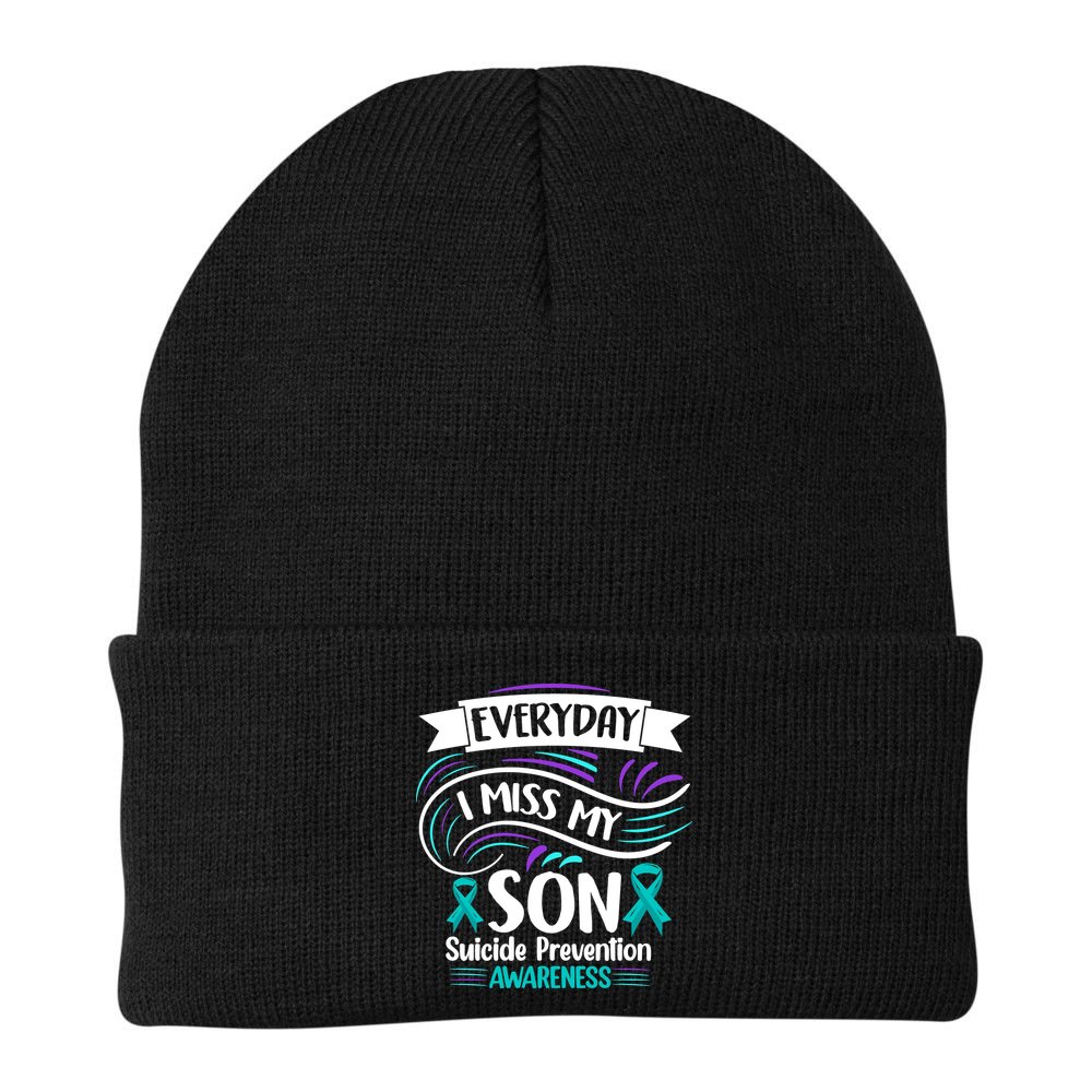 Everyday I Miss My Son Suicide Prevention Beanie